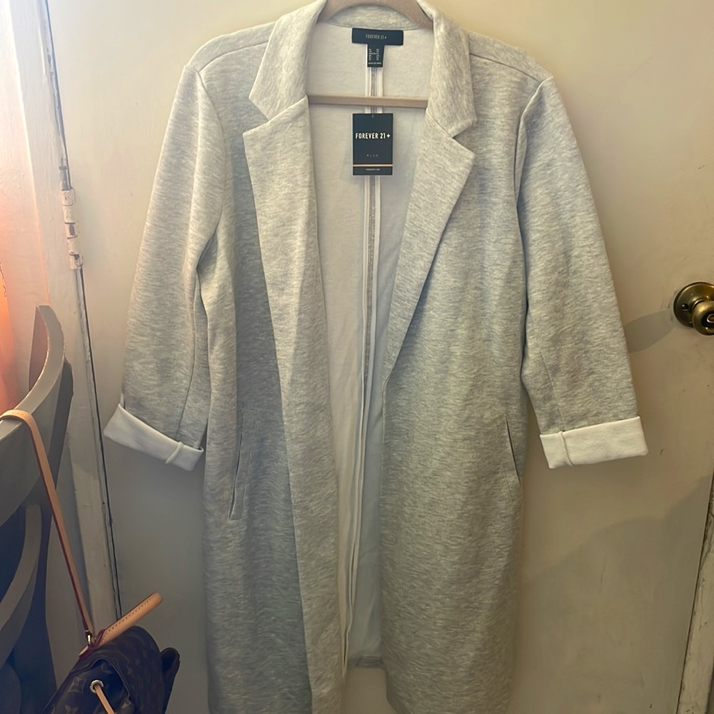 Light grey casual jacket